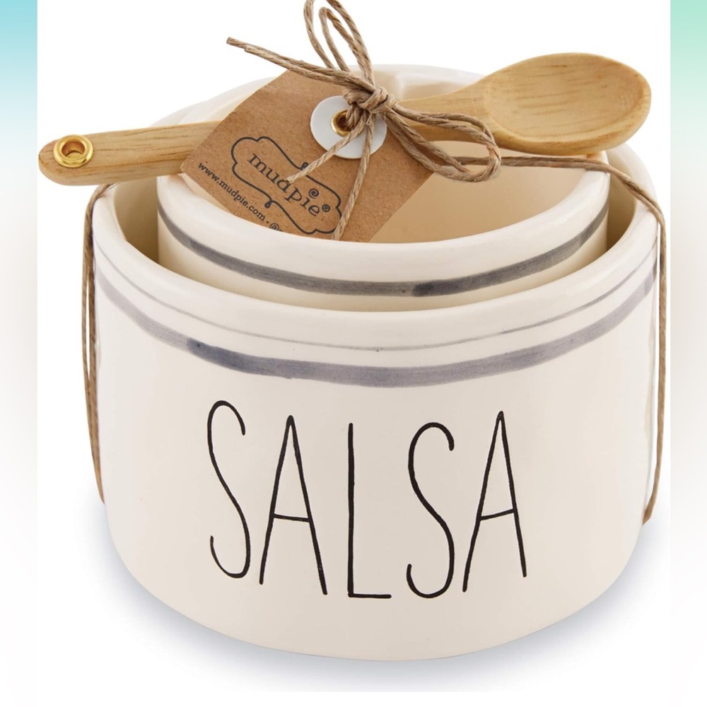 Rae Dunn Guac and Salsa bowl set